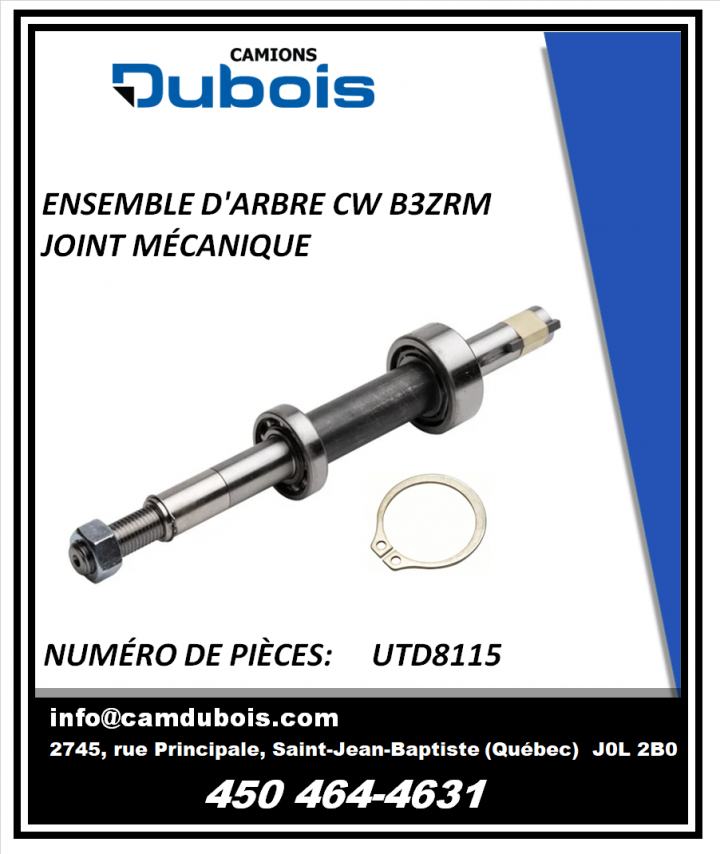 B3ZRM SHAFT KIT CW